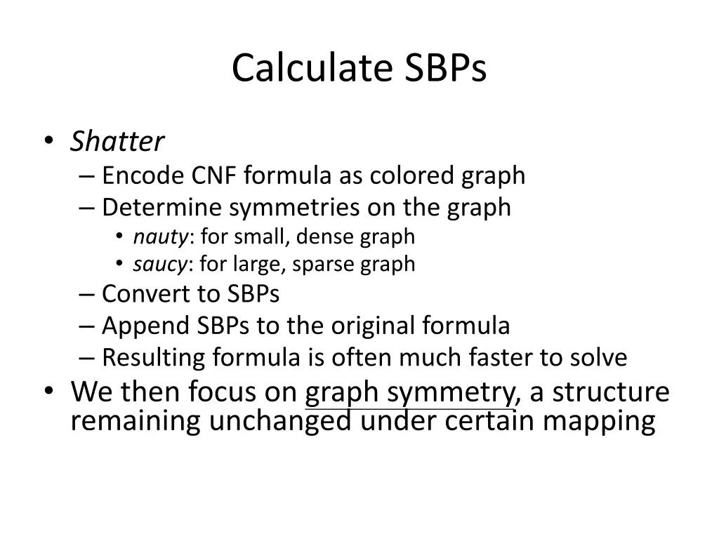 calculate sbps