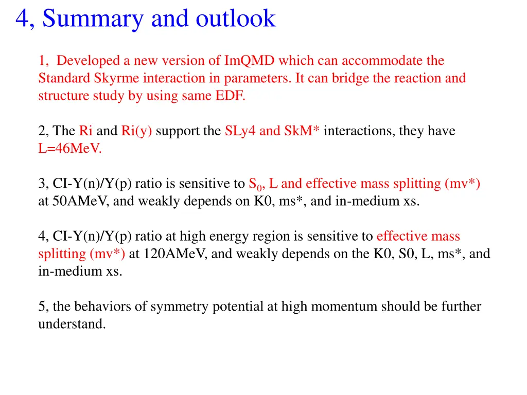 4 summary and outlook