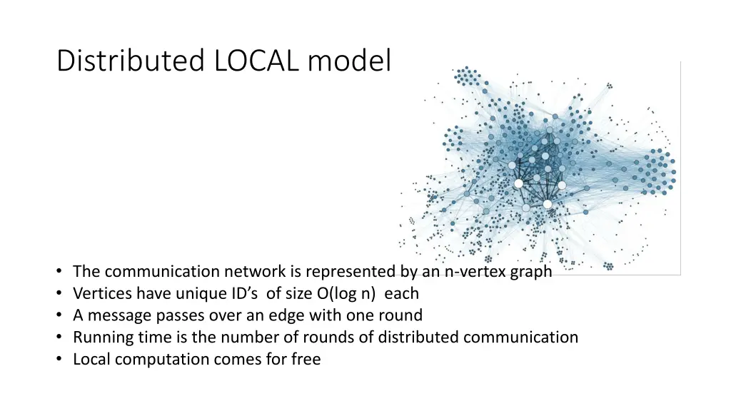 distributed local model