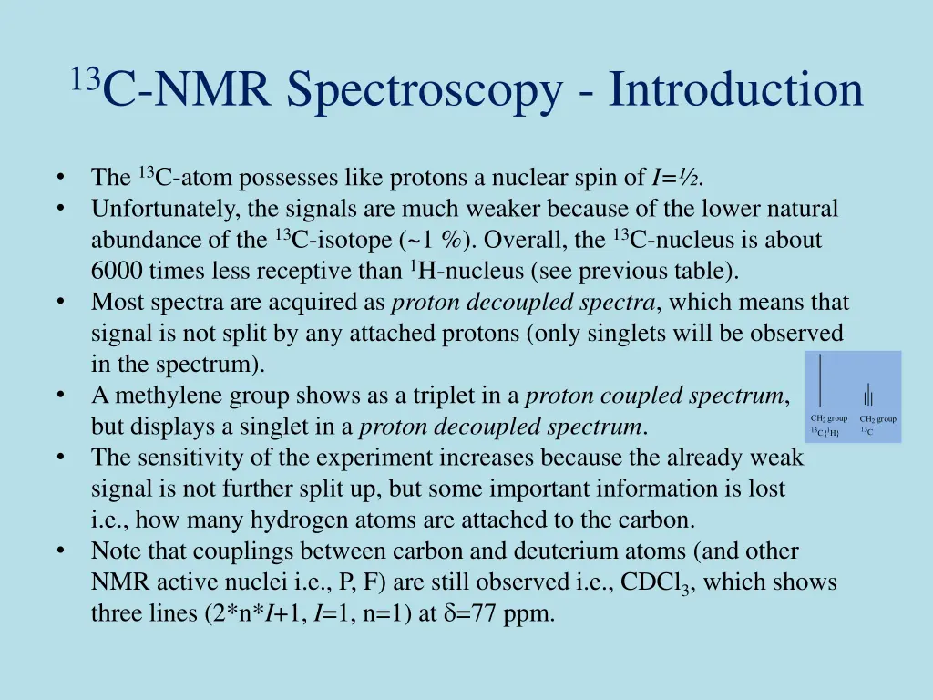 13 c nmr spectroscopy introduction