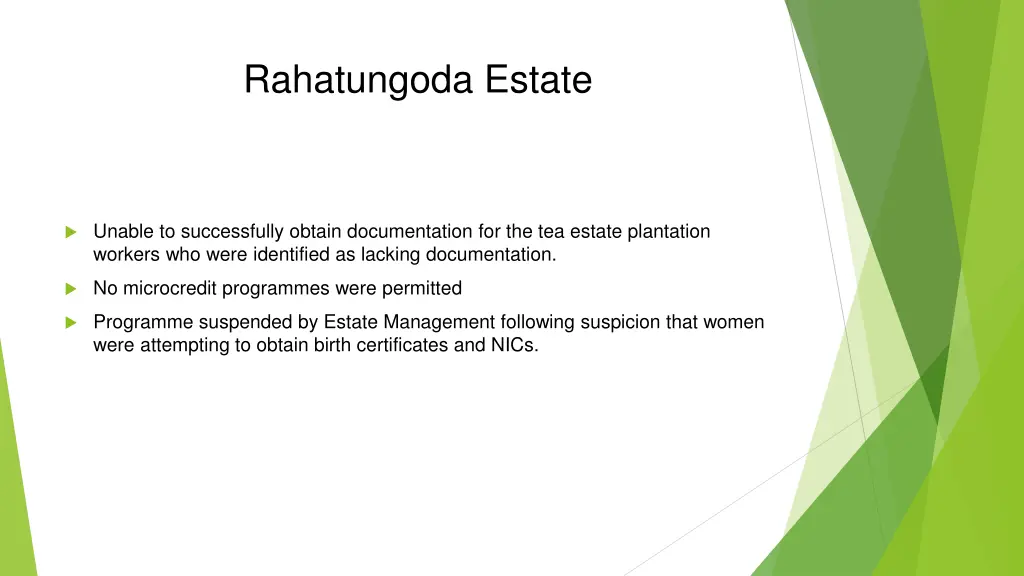 rahatungoda estate