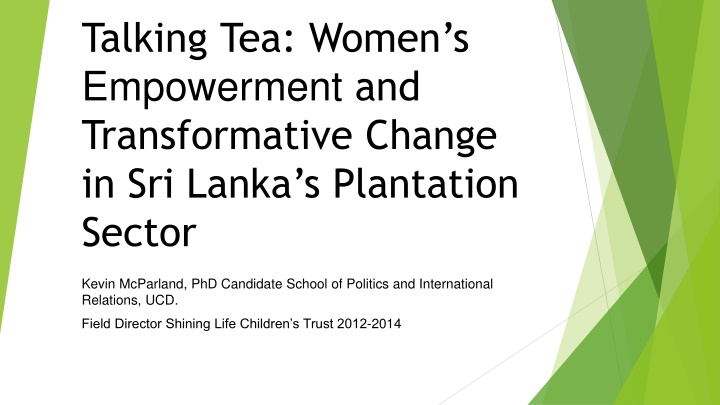 talking tea women s empowerment