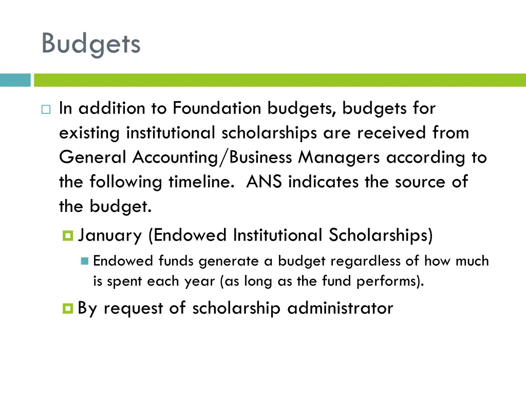 budgets 1