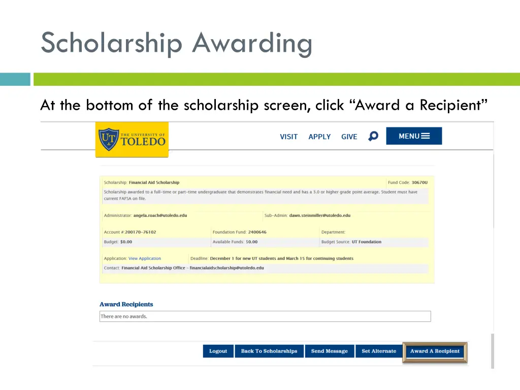 scholarship awarding 2