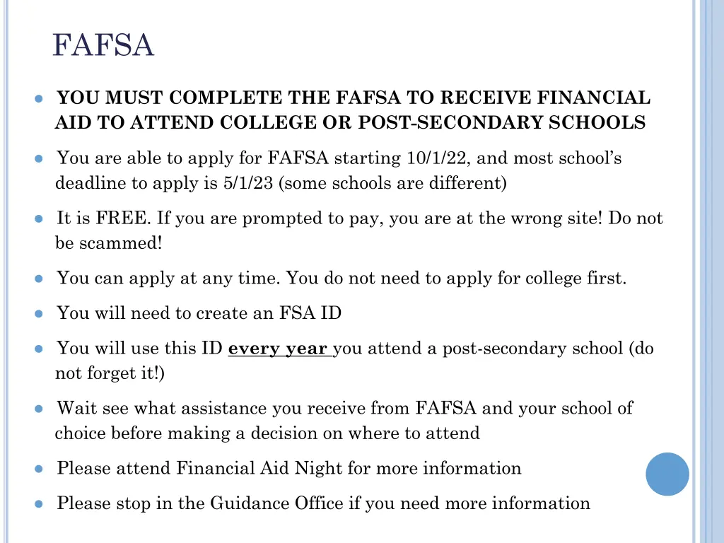 fafsa