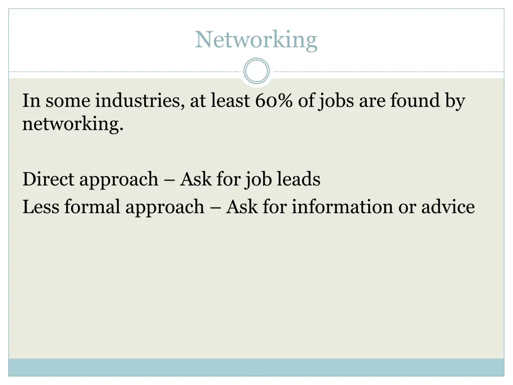 networking