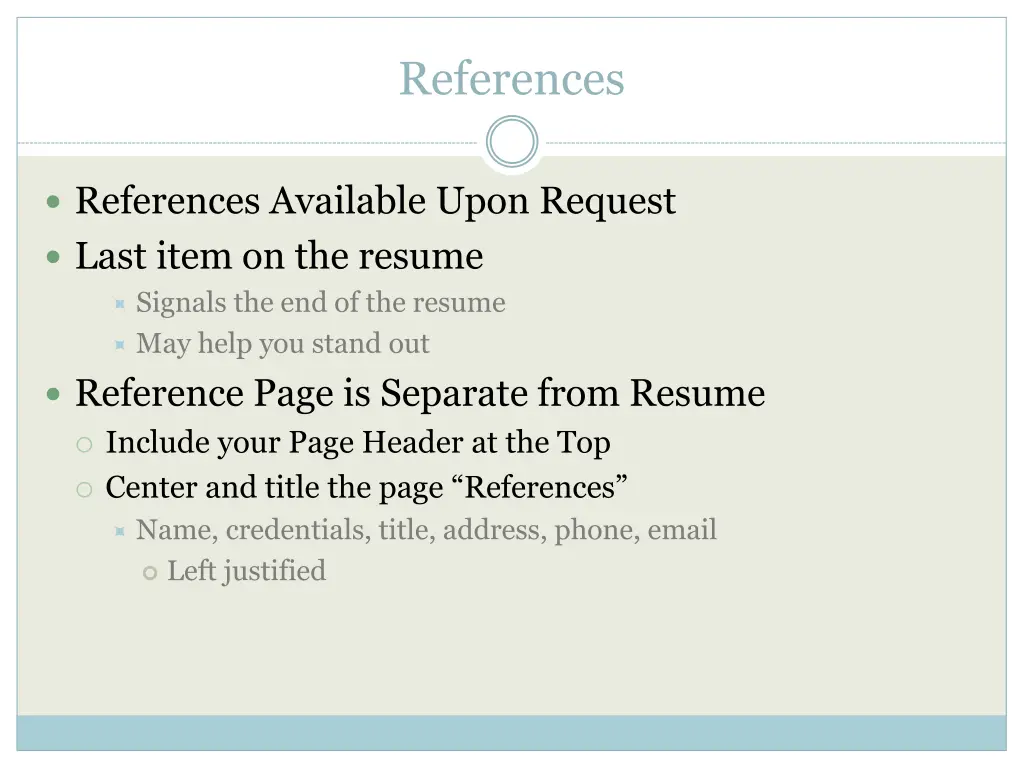references