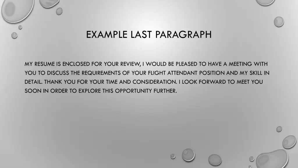 example last paragraph