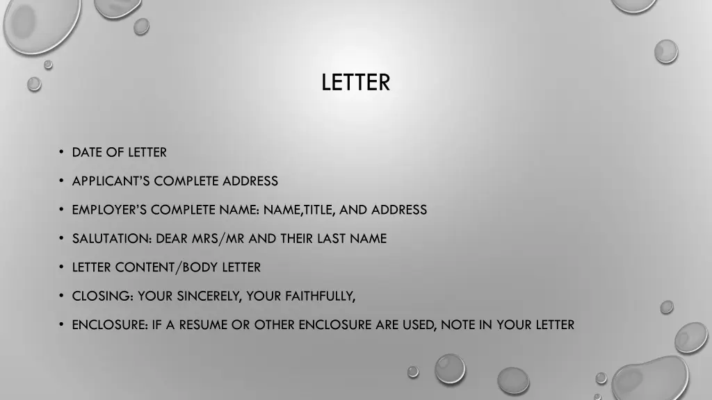 letter