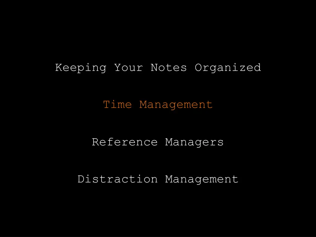 keeping your notes organized 1
