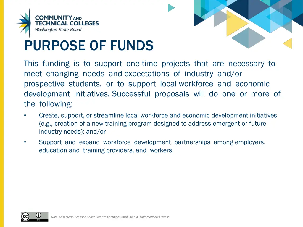 purpose of funds 1