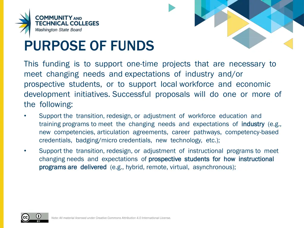 purpose of funds