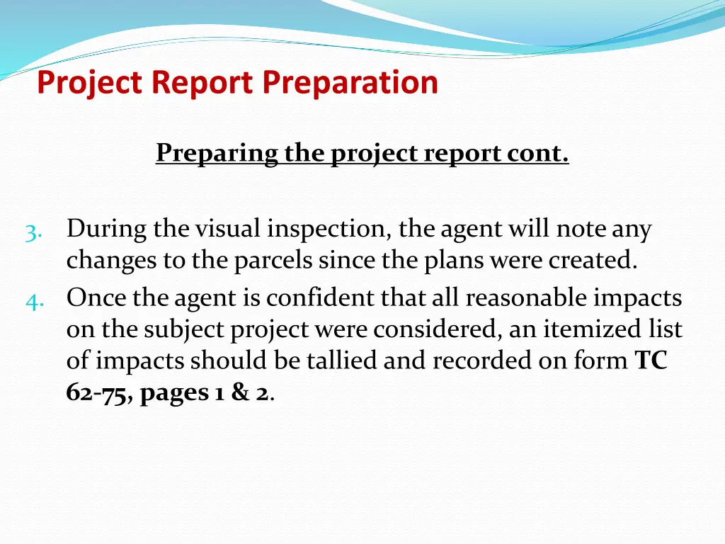 project report preparation 3