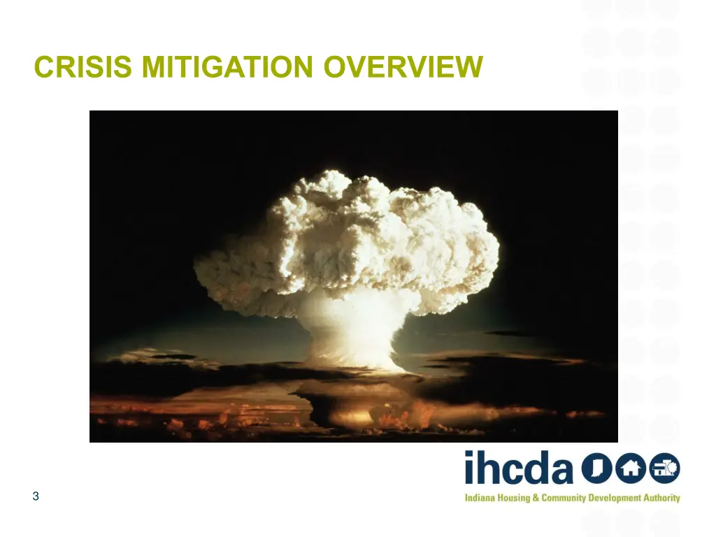 crisis mitigation overview