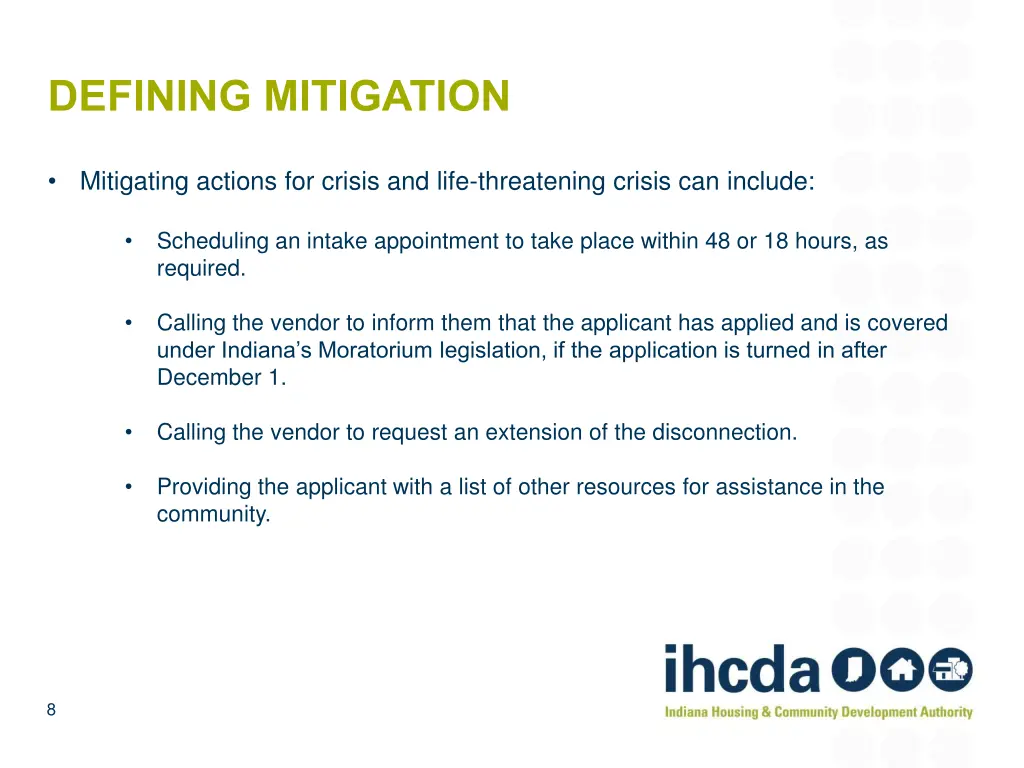 defining mitigation 1