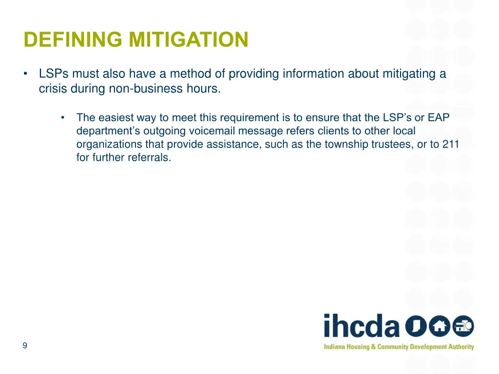 defining mitigation 2