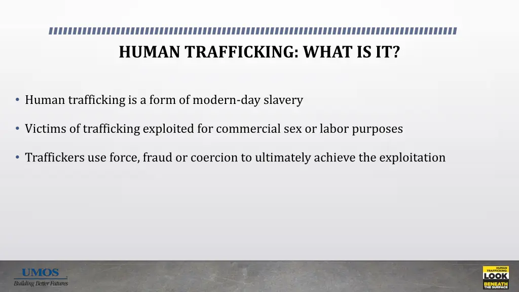 human trafficking what is it