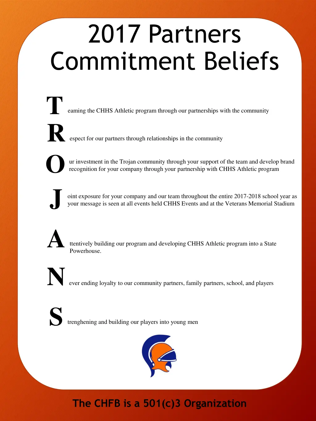 2017 partners commitment beliefs