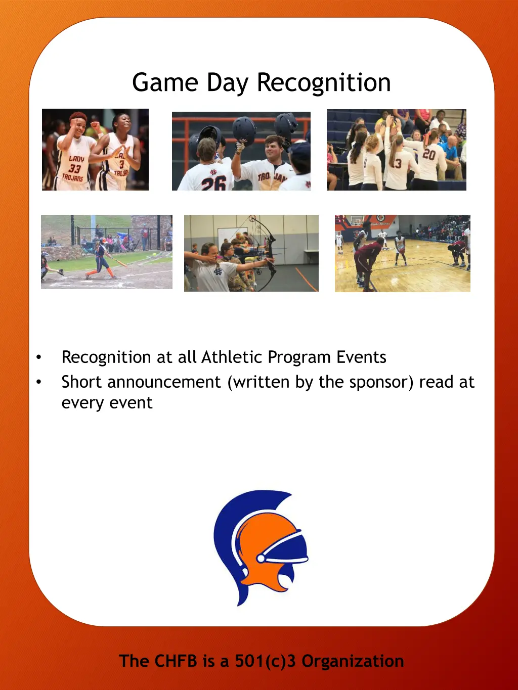 game day recognition