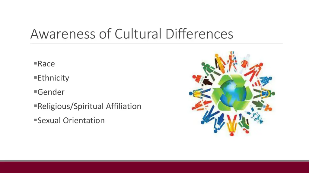awareness of cultural differences