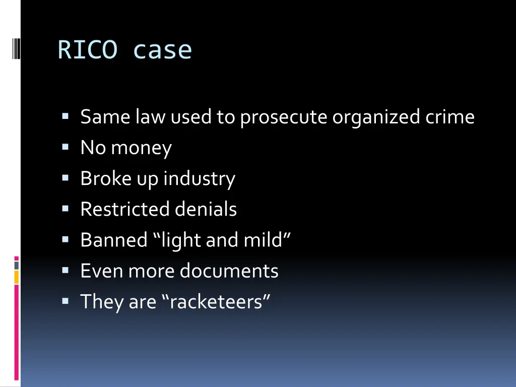 rico case