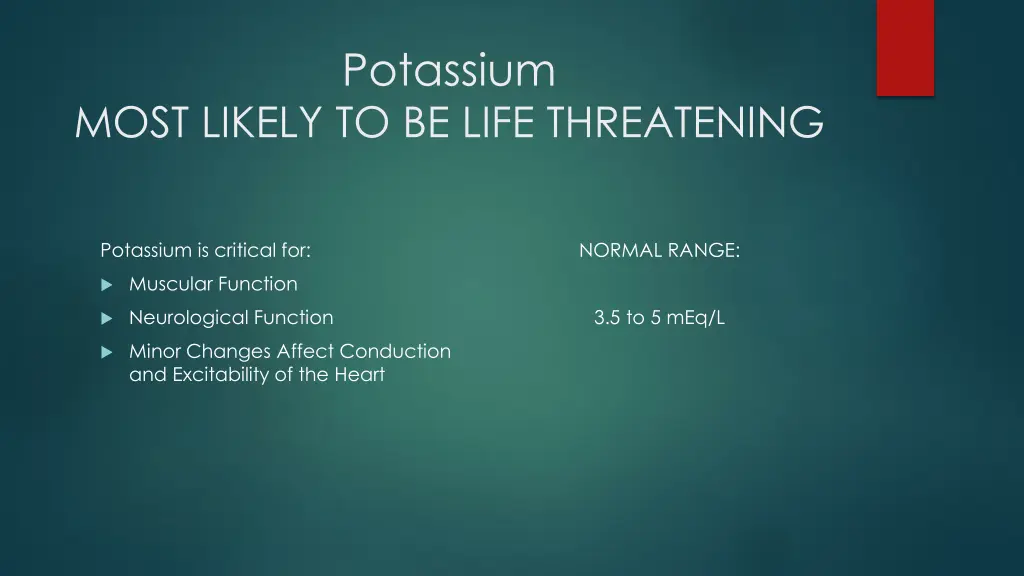 potassium
