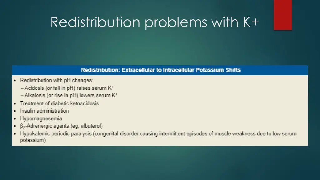 redistribution problems with k