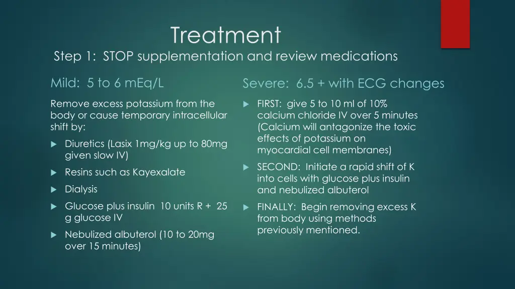 treatment