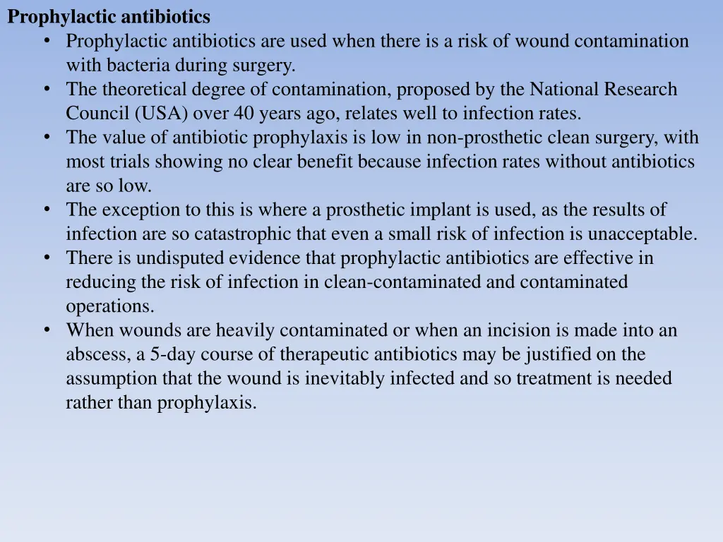 prophylactic antibiotics prophylactic antibiotics