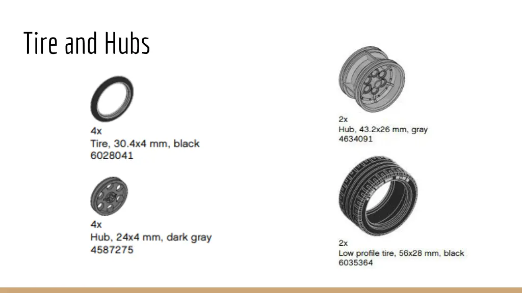 tire and hubs