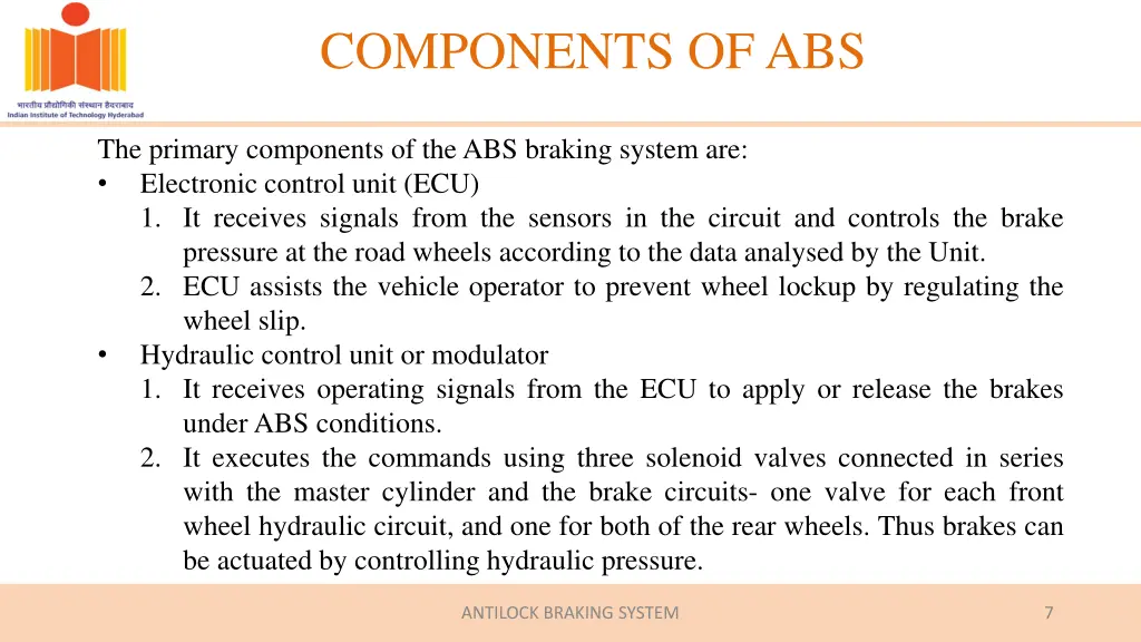 components of abs