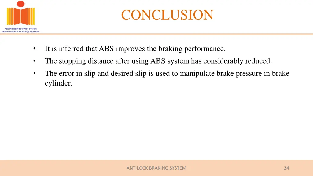 conclusion
