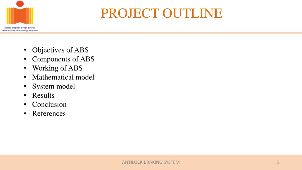 project outline