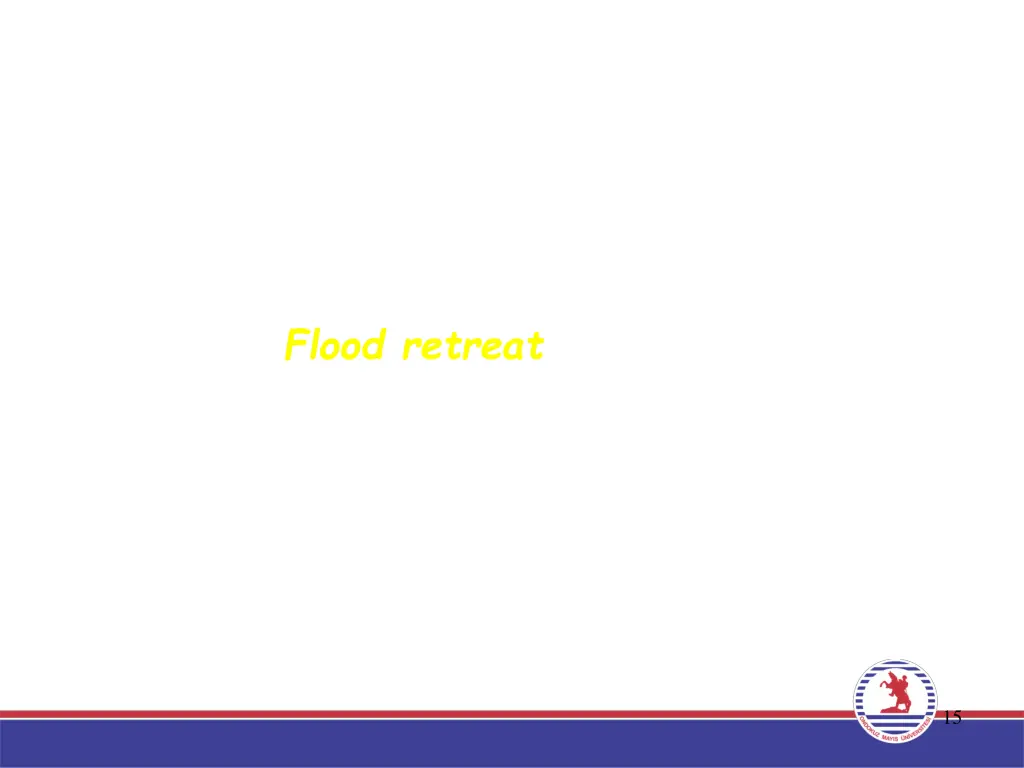 flood retreat