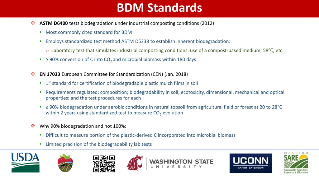bdm standards 1