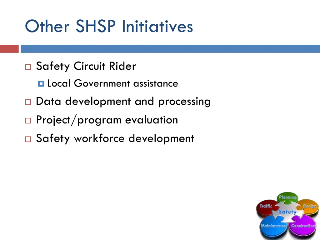 other shsp initiatives