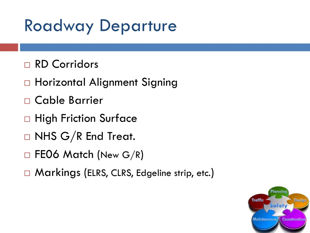 roadway departure