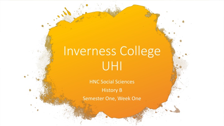 inverness college uhi