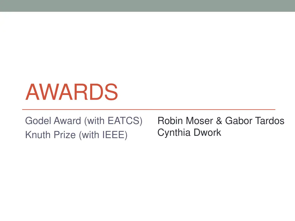 awards