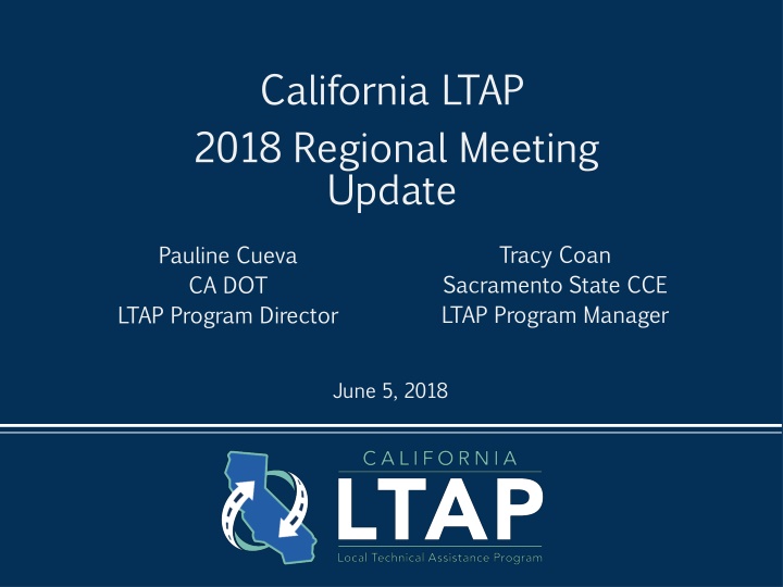 california ltap 2018 regional meeting update