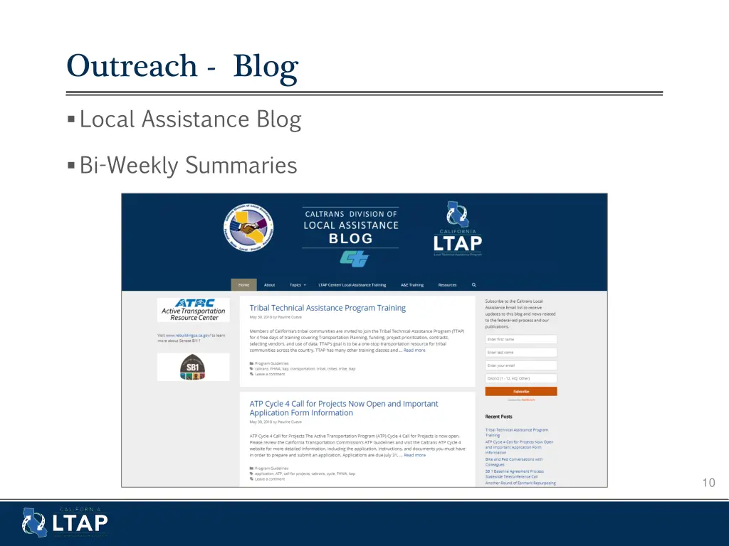 outreach blog