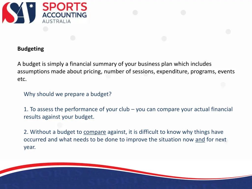 budgeting