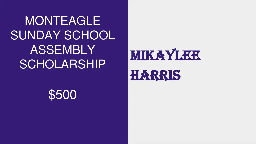 monteagle sunday school assembly scholarship