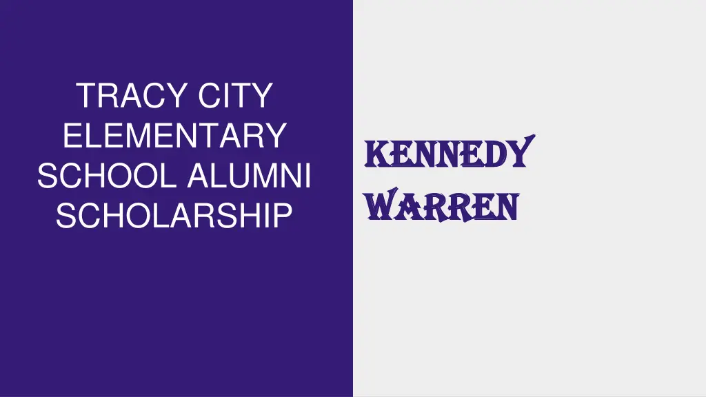 tracy city elementary school alumni scholarship