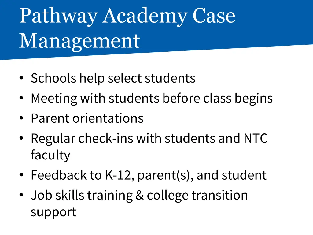 pathway academy case management