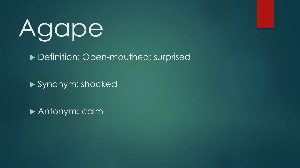 agape