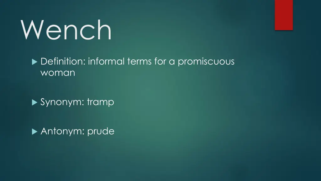 wench
