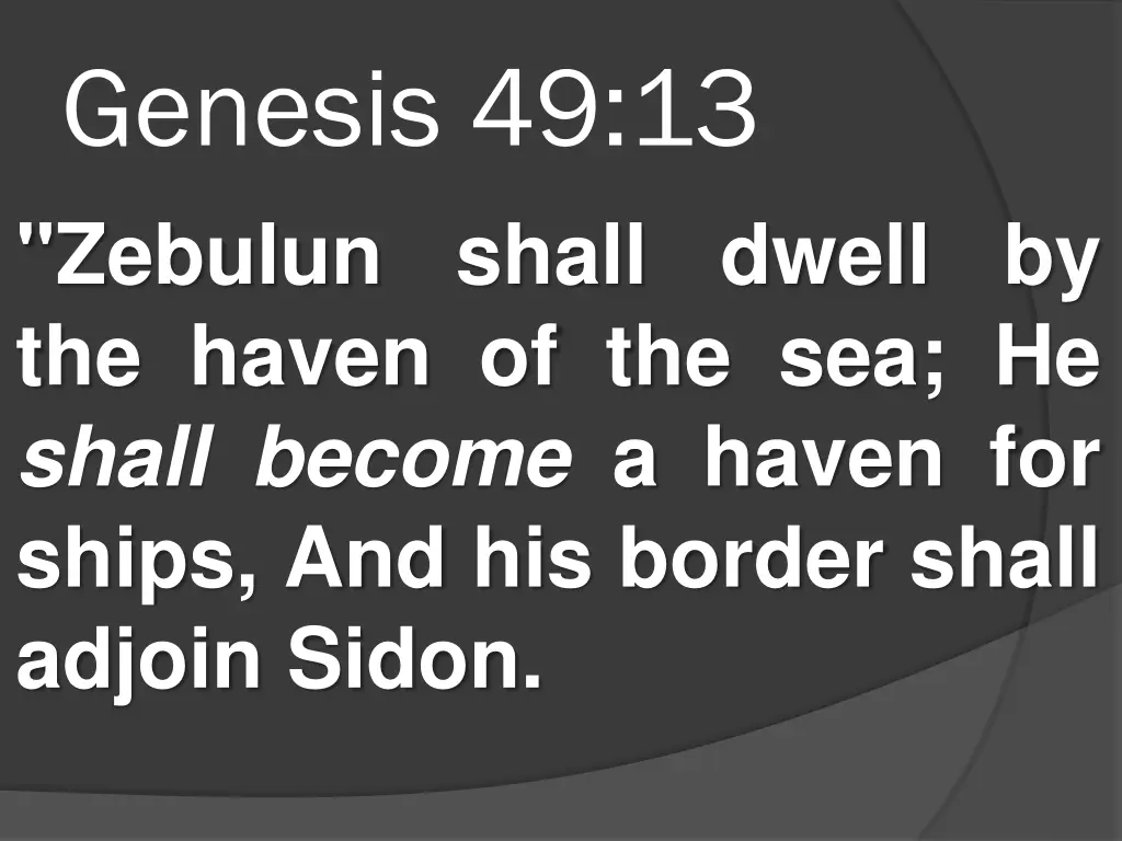 genesis 49 13 zebulun shall dwell by the haven