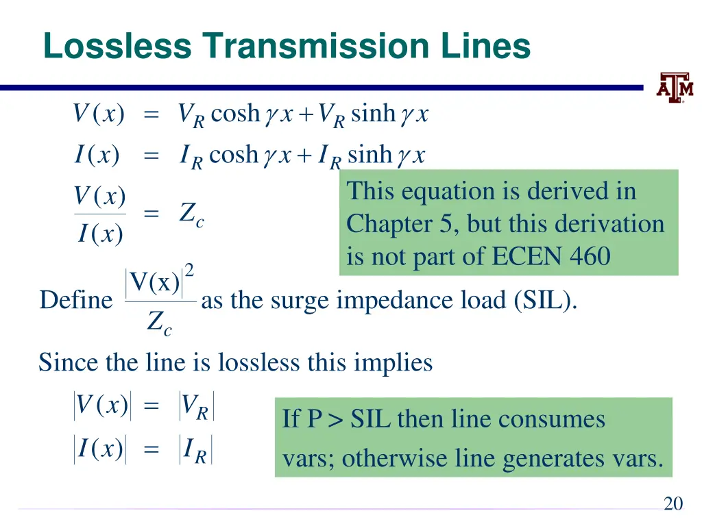 lossless transmission lines 1