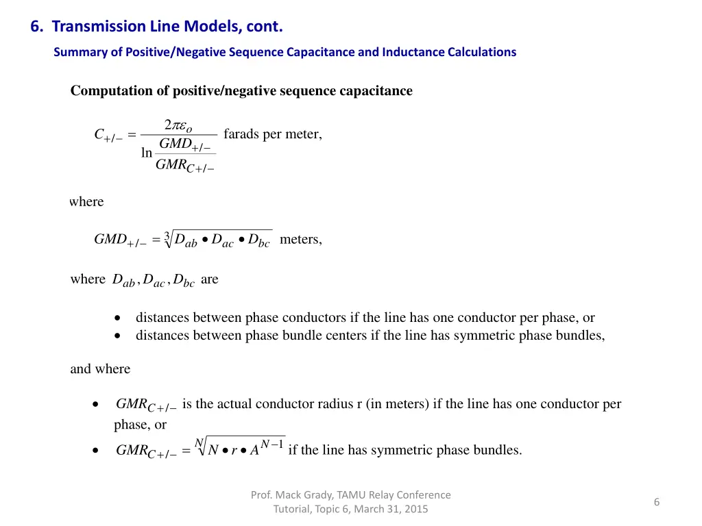 6 transmission line models cont 4